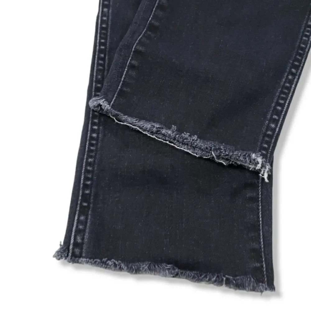 J.Crew Jeans Size 25 Women's J.Crew Denim Vintage Straight Jeans Stretch Raw Hem